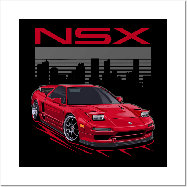 Honda NSX Wall Art by squealtires